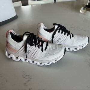 On Running CloudSwift 3 Womens Size 7 Ivory/Rose